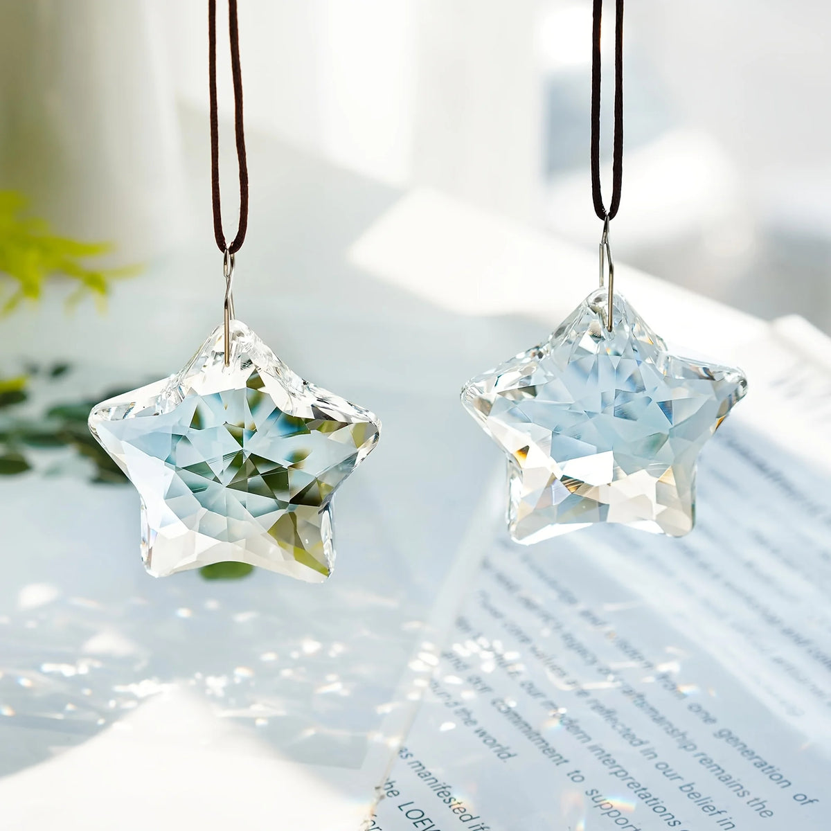 Crystal Star Prism, Set of 2
