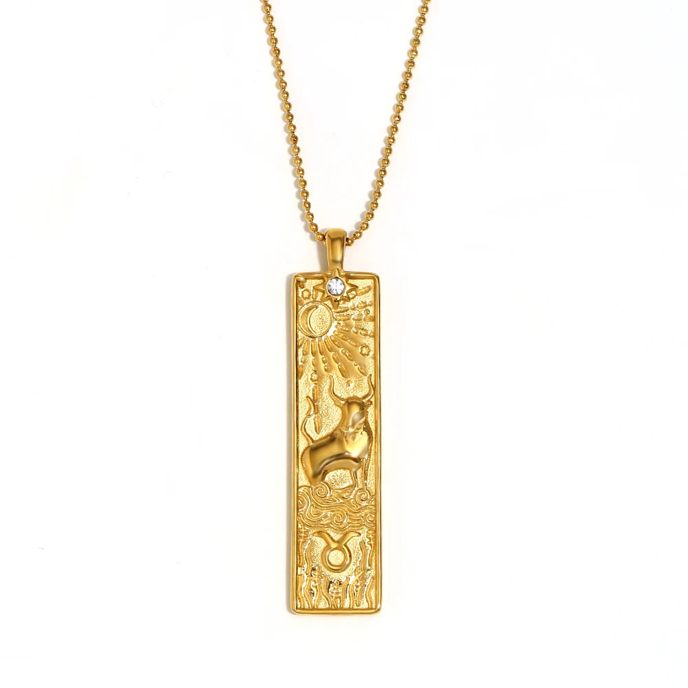 Zodiac Pendant Necklace