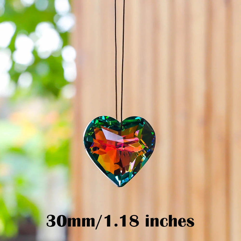 Heart Prism Suncatcher