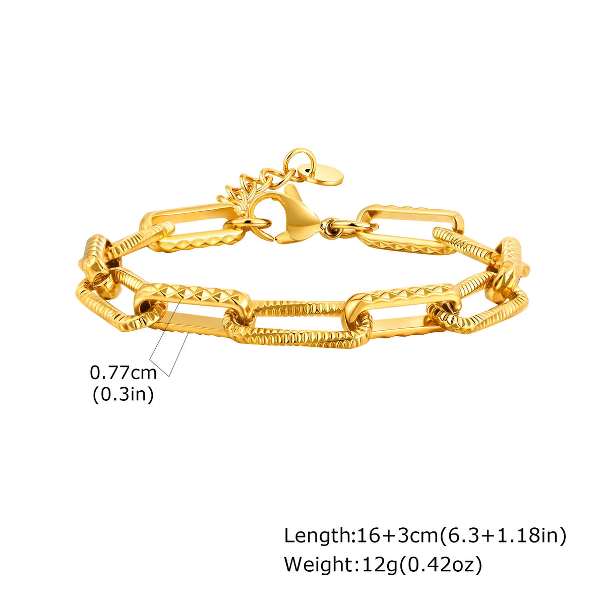 Chunky Toggle Bracelet, Gold-Tone