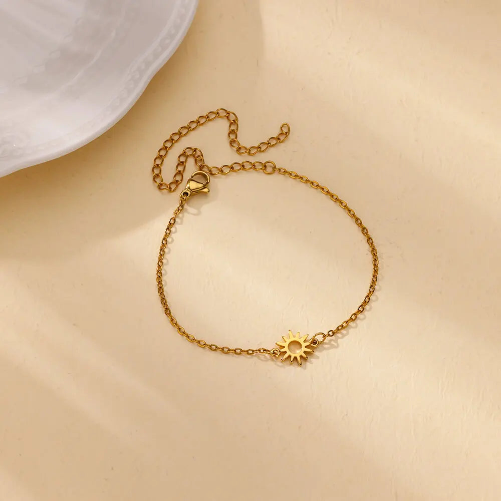 Sun Charm Anklet