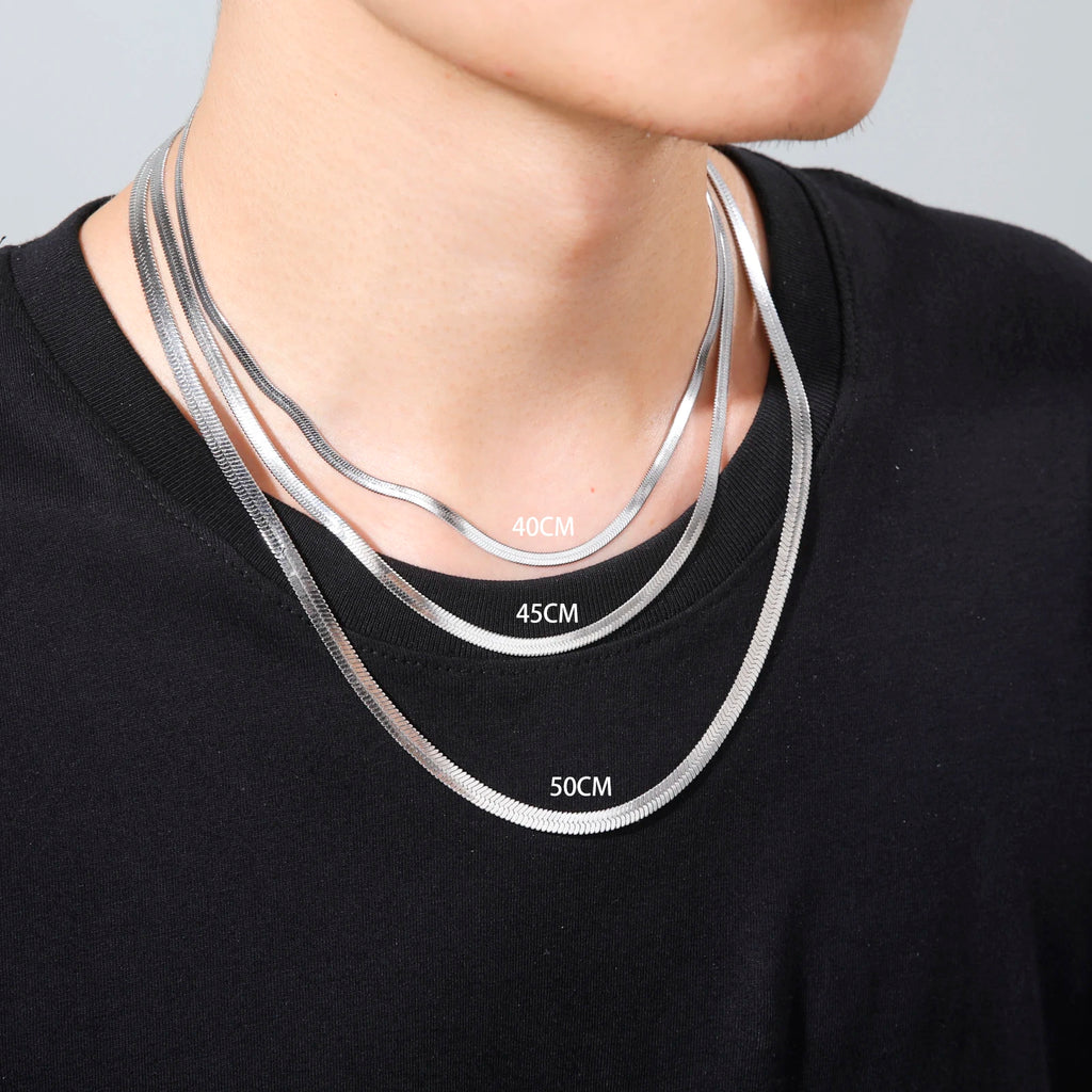 Herringbone Chain Necklace