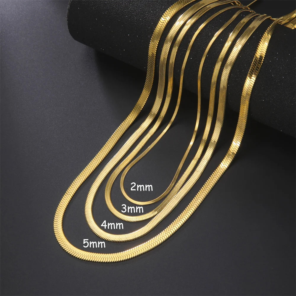 Herringbone Chain Necklace