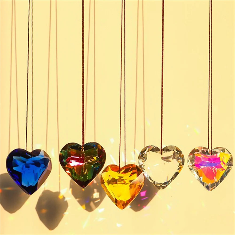 Heart Prism Suncatcher