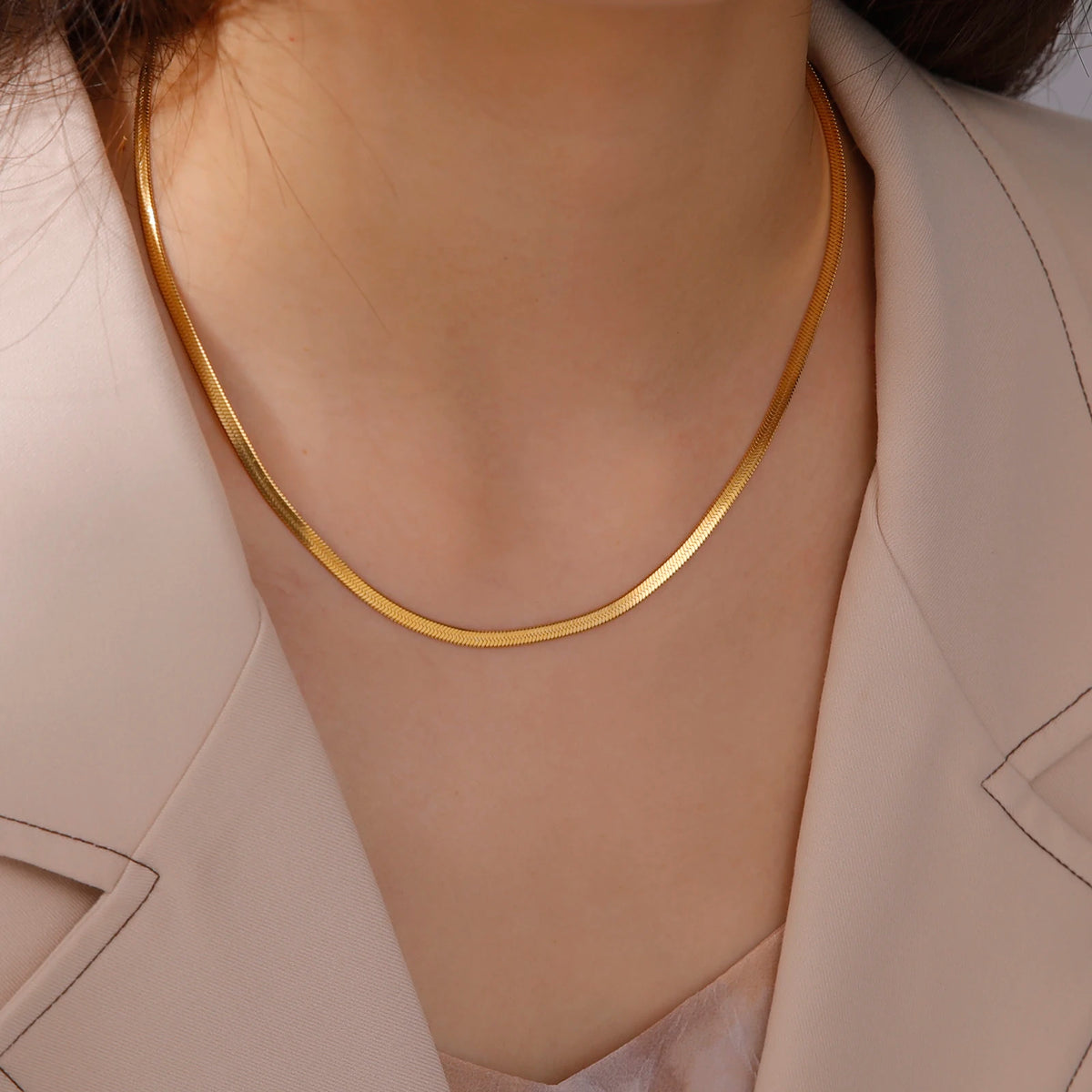 Herringbone Chain Necklace