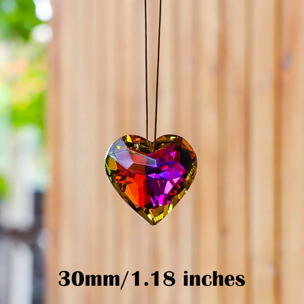 Heart Prism Suncatcher