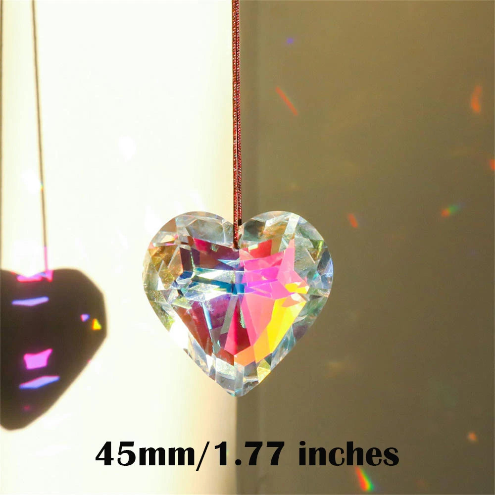 Heart Prism Suncatcher