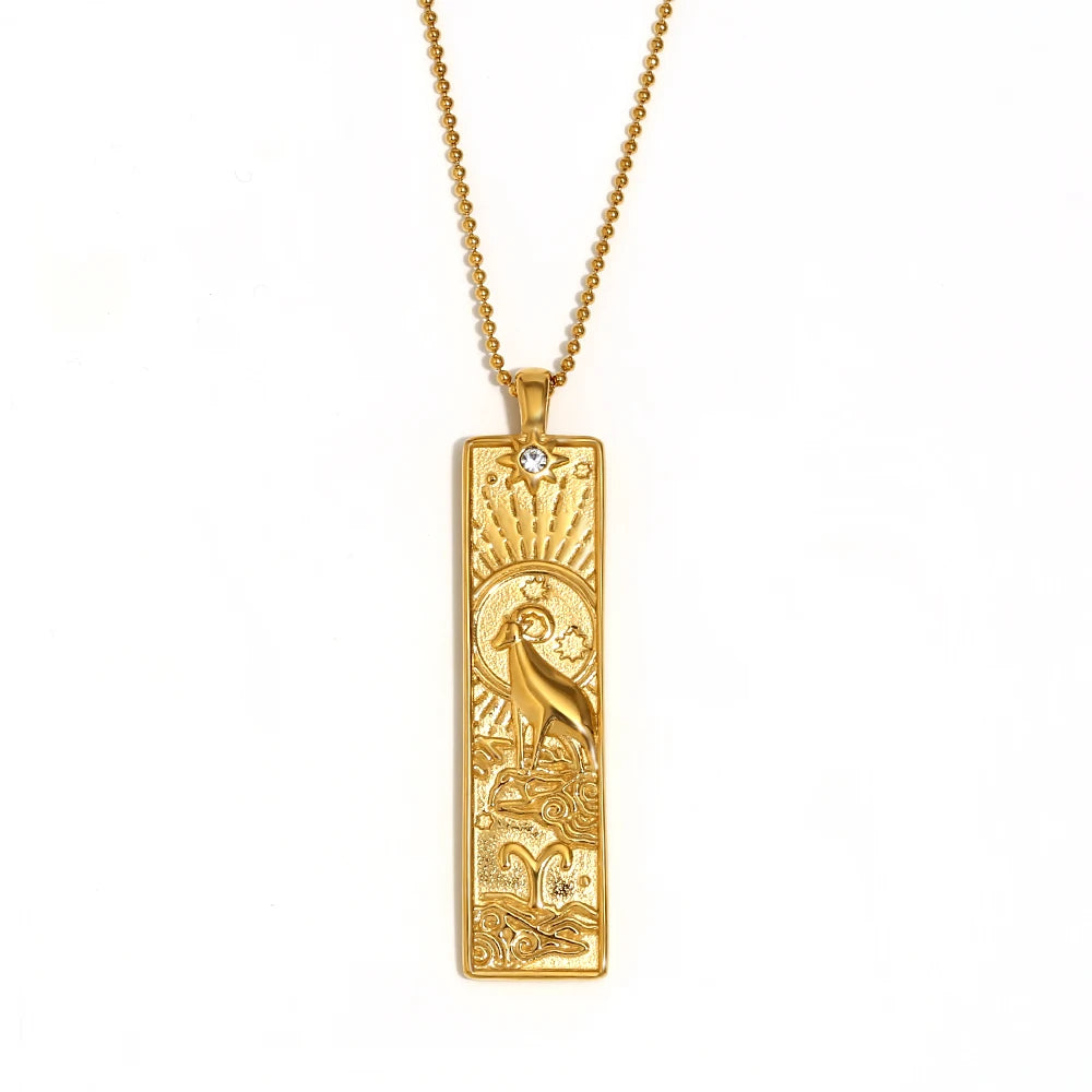 Zodiac Pendant Necklace