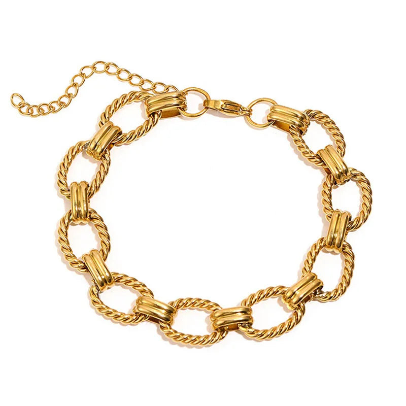 Chunky Toggle Bracelet, Gold-Tone