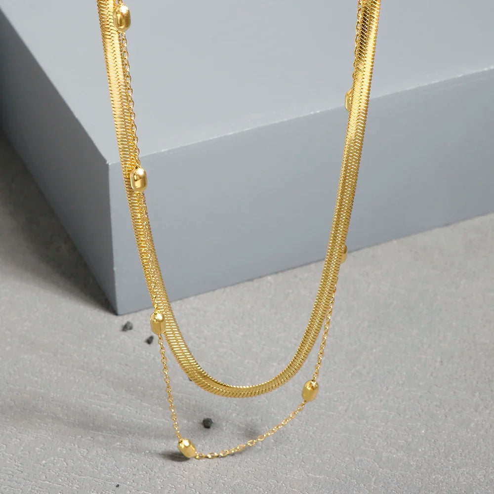 Gold-Tone Chain Necklace