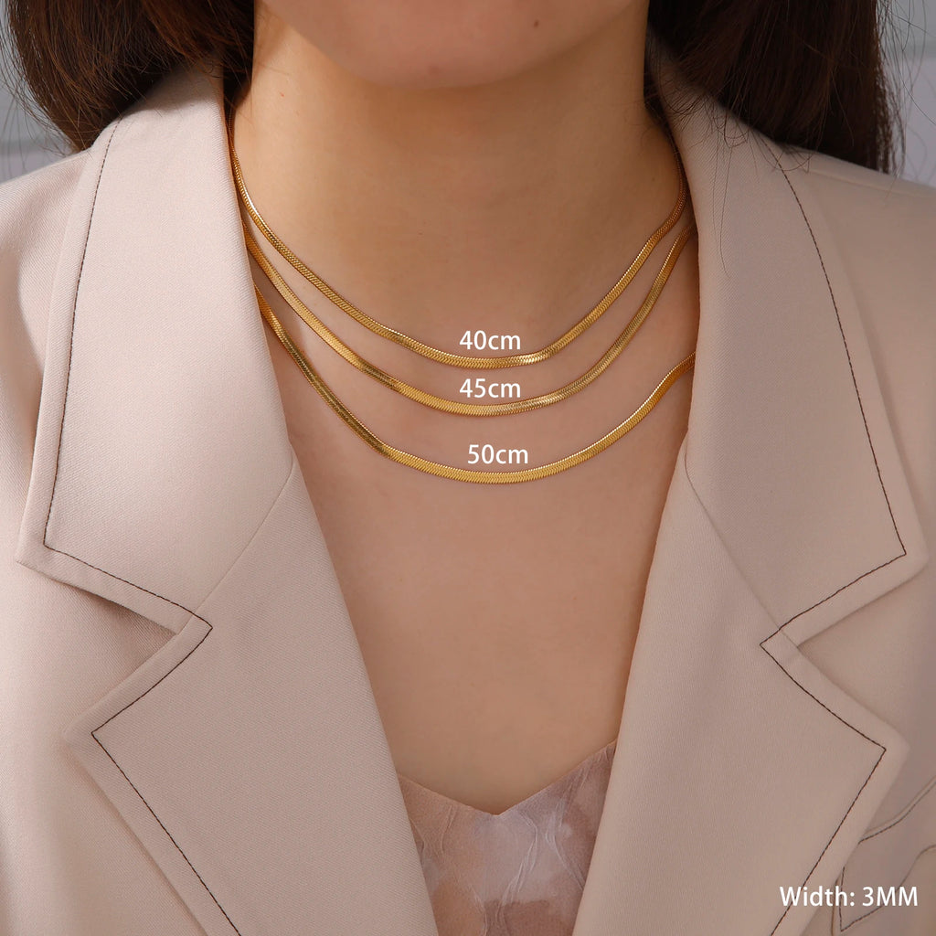 Herringbone Chain Necklace