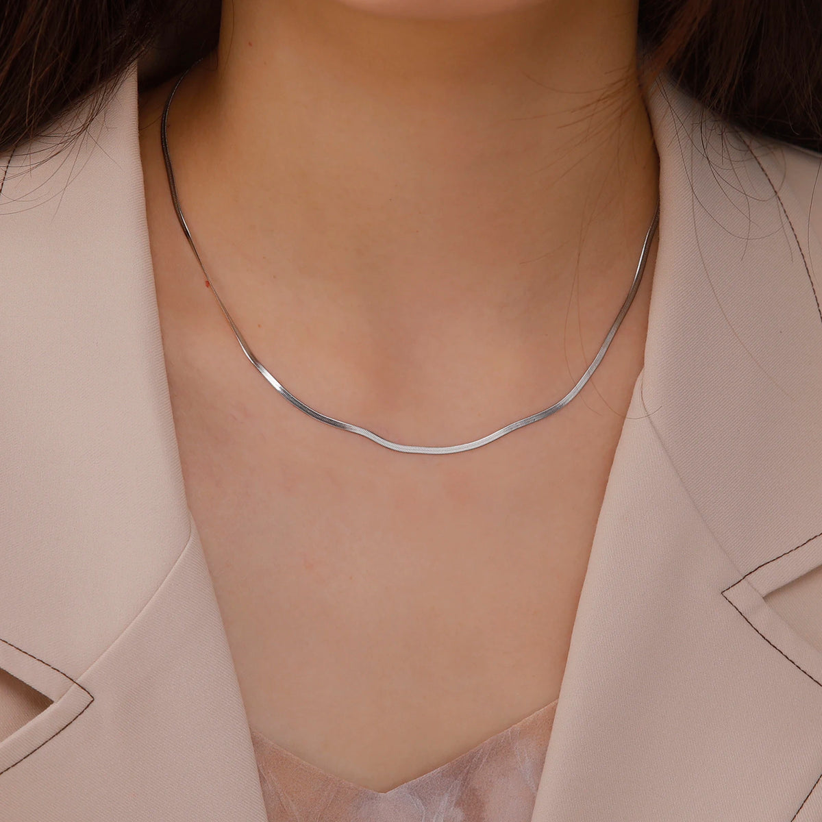 Herringbone Chain Necklace