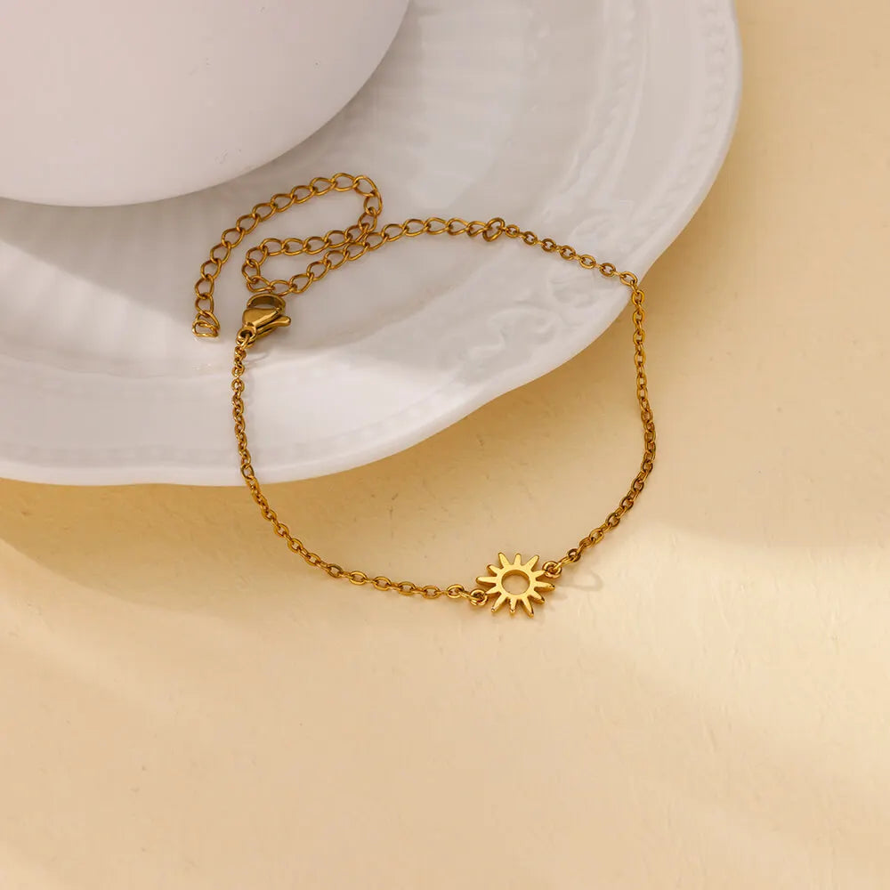 Sun Charm Anklet