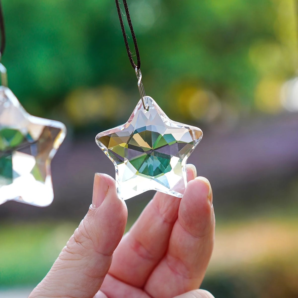 Crystal Star Prism, Set of 2
