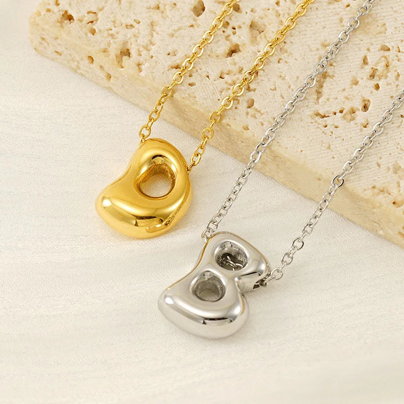 Initial Bubble Necklace