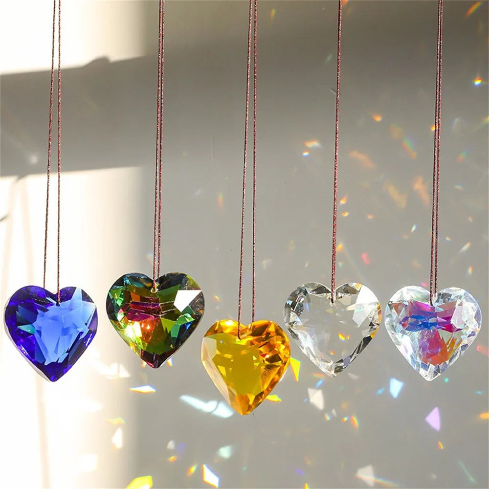 Heart Prism Suncatcher