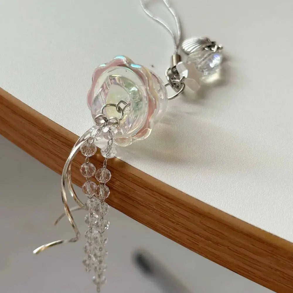 Jellyfish Beaded Phone Charm