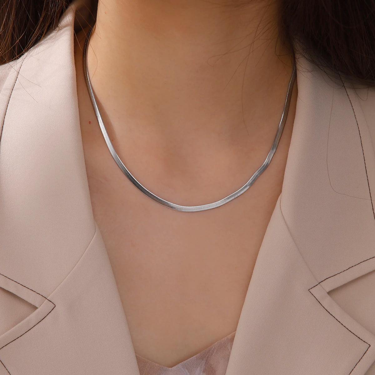 Herringbone Chain Necklace