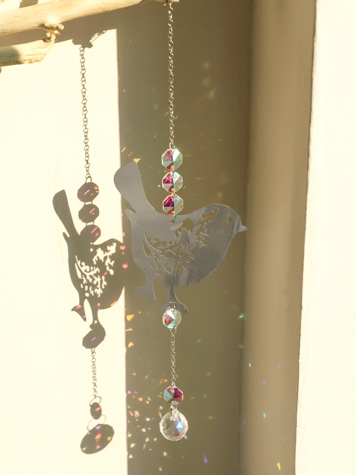 Hummingbird Crystal Suncatcher