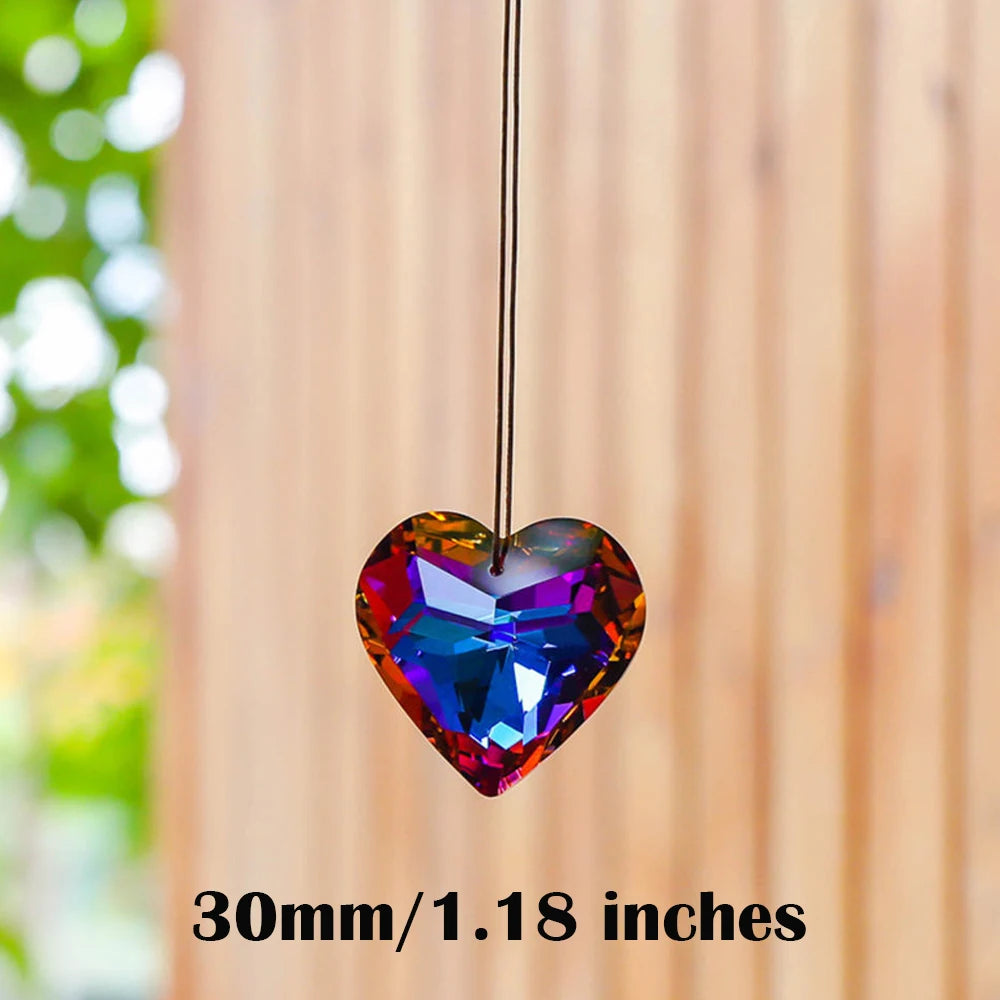 Heart Prism Suncatcher