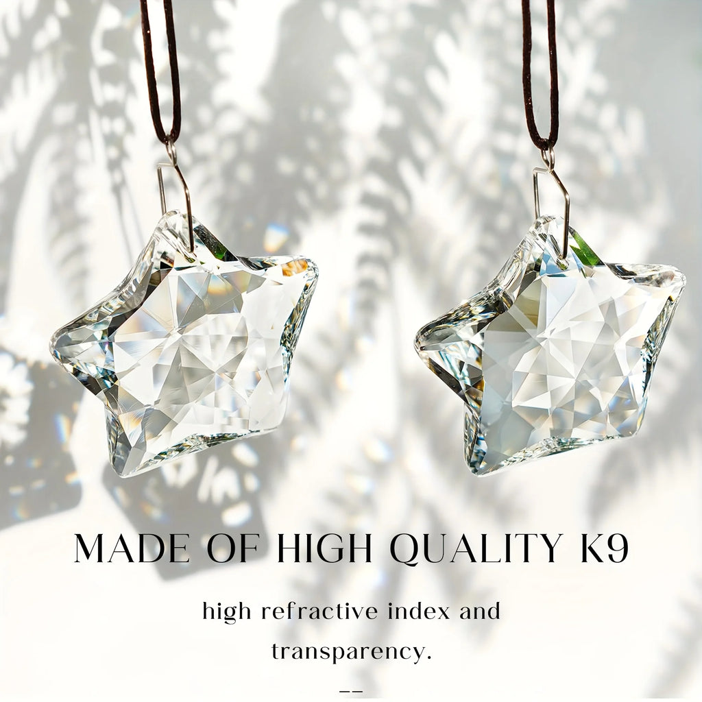 Crystal Star Prism, Set of 2