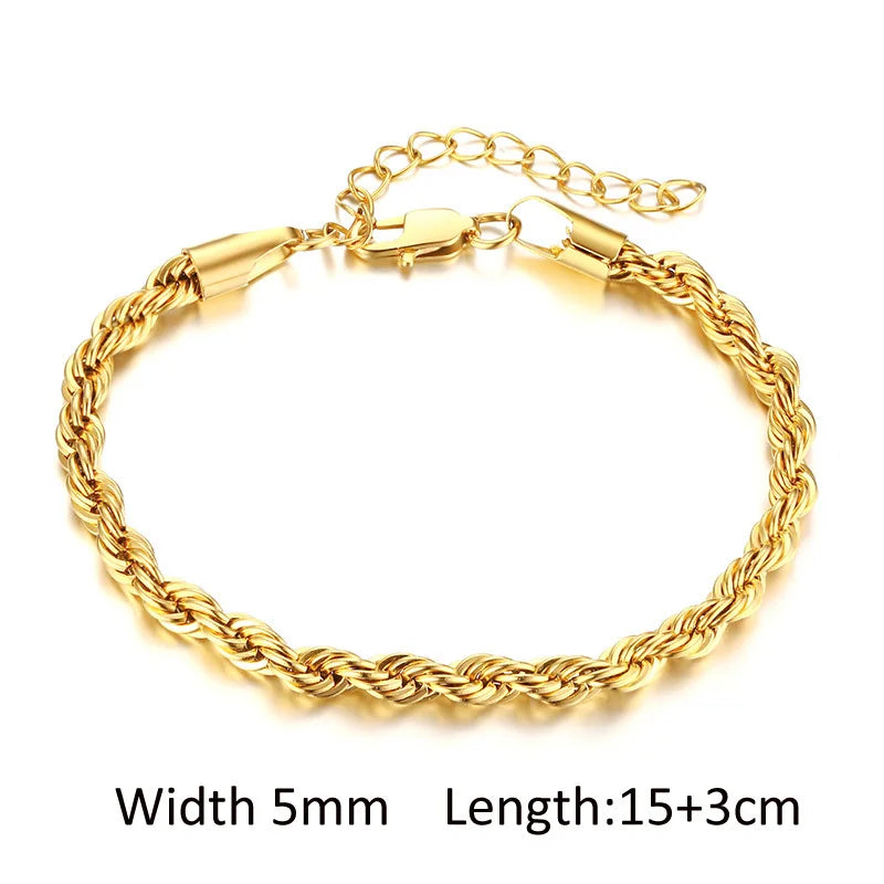 Chunky Link Bracelet, Gold-Tone
