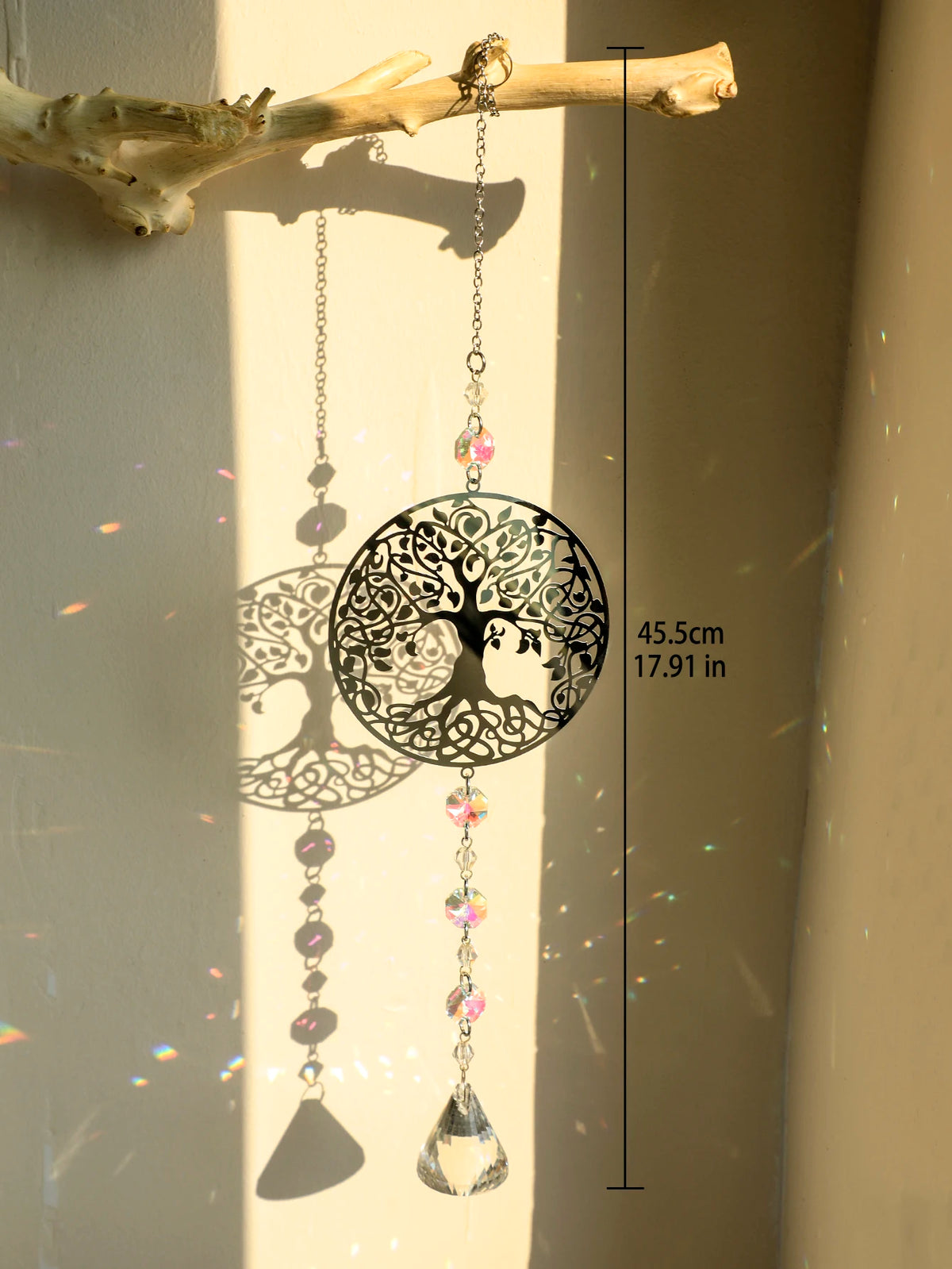 Hummingbird Crystal Suncatcher