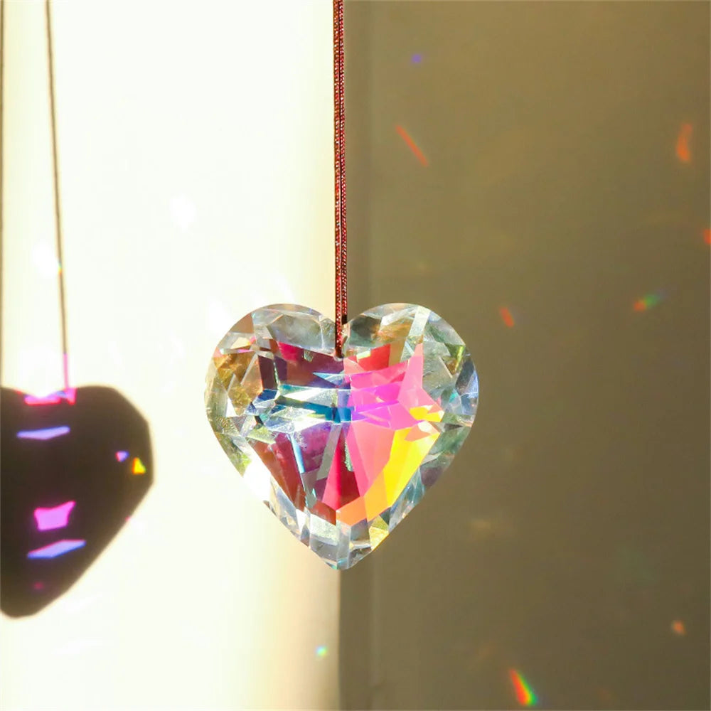 Heart Prism Suncatcher