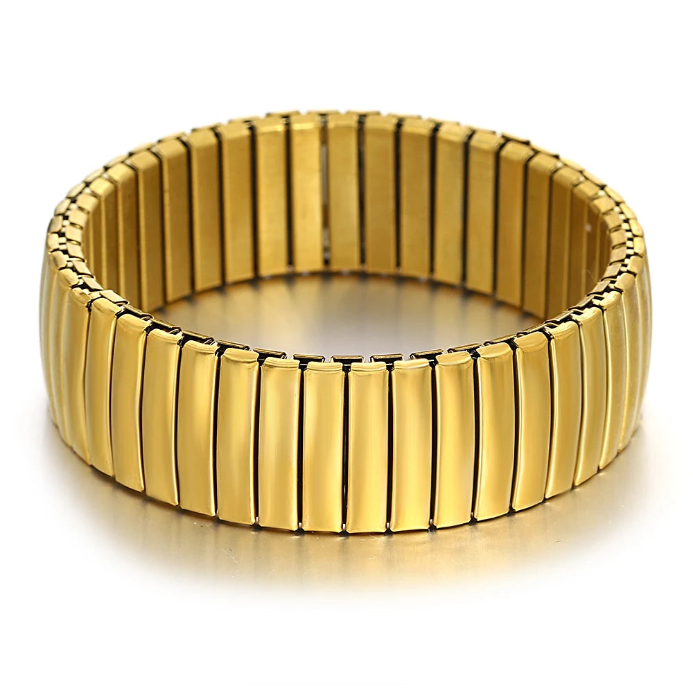 Gold-Tone Stretch Bangle