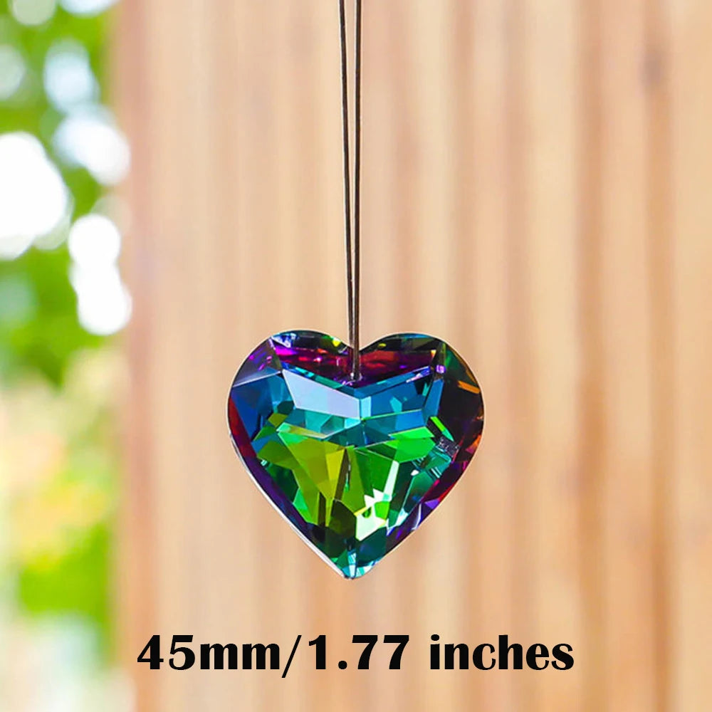 Heart Prism Suncatcher