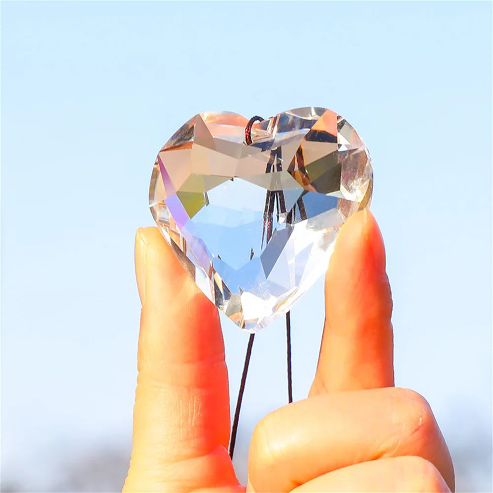 Heart Prism Suncatcher