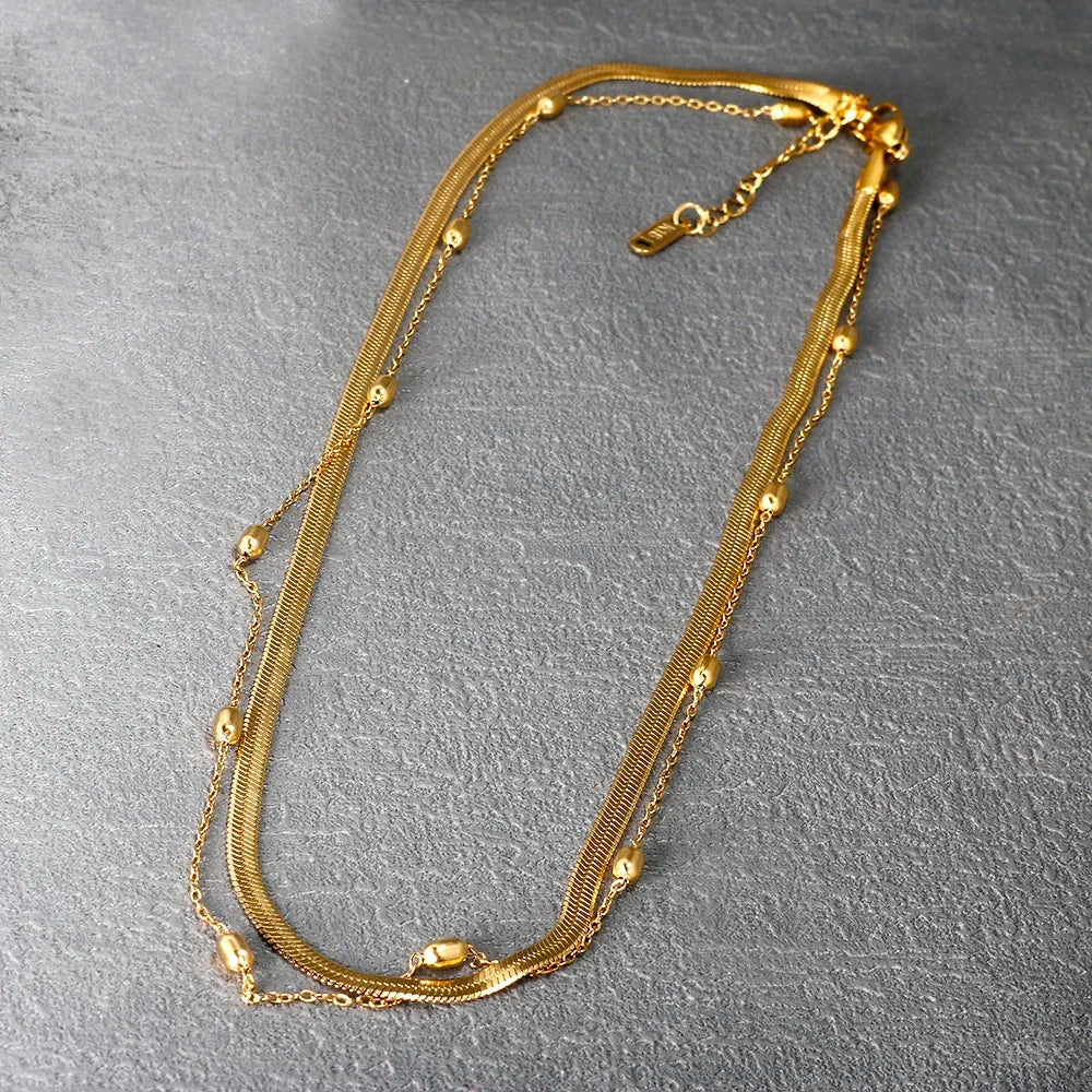 Gold-Tone Chain Necklace