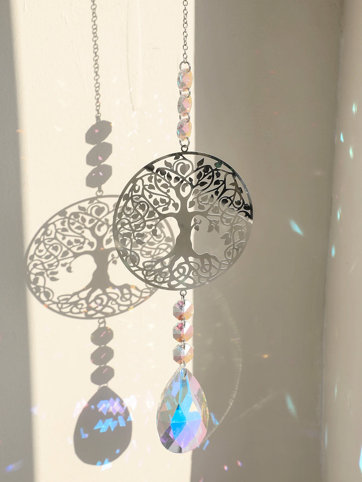 Hummingbird Crystal Suncatcher