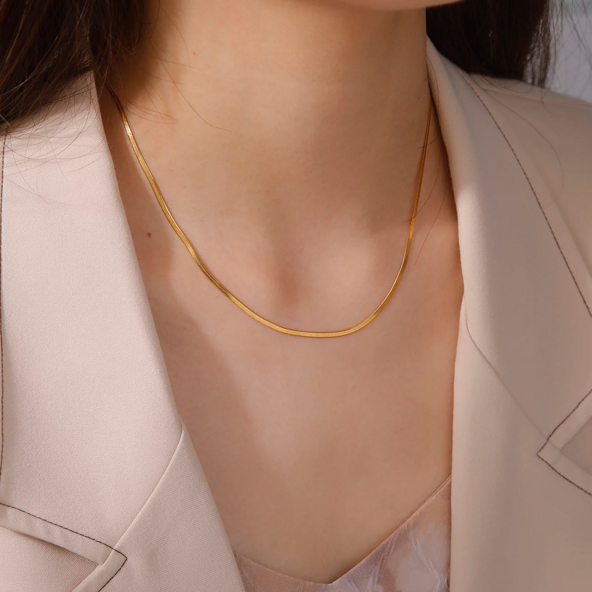 Herringbone Chain Necklace