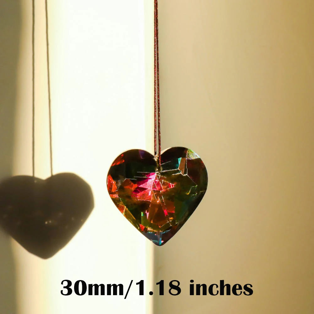 Heart Prism Suncatcher
