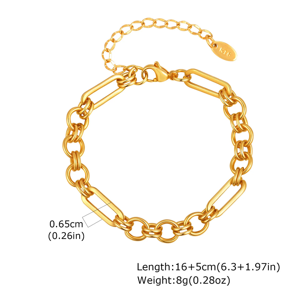 Chunky Toggle Bracelet, Gold-Tone