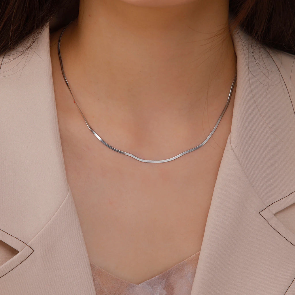 Herringbone Chain Necklace