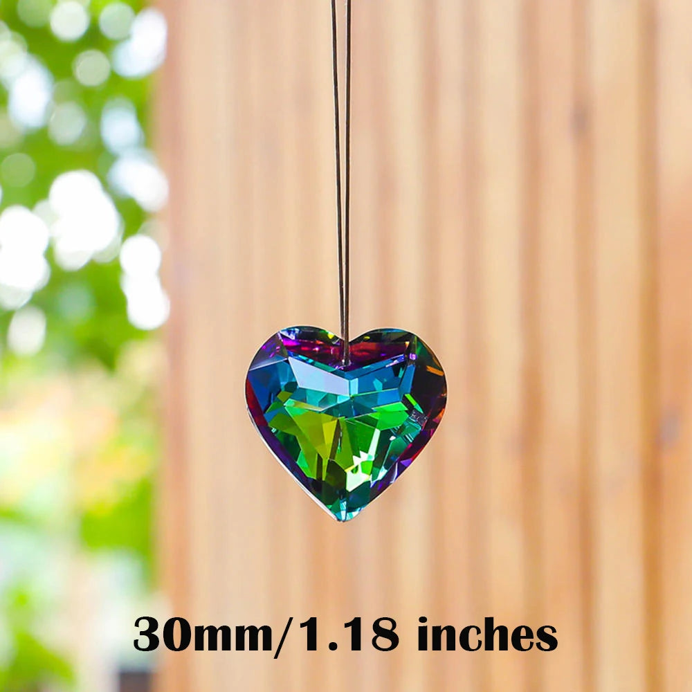 Heart Prism Suncatcher