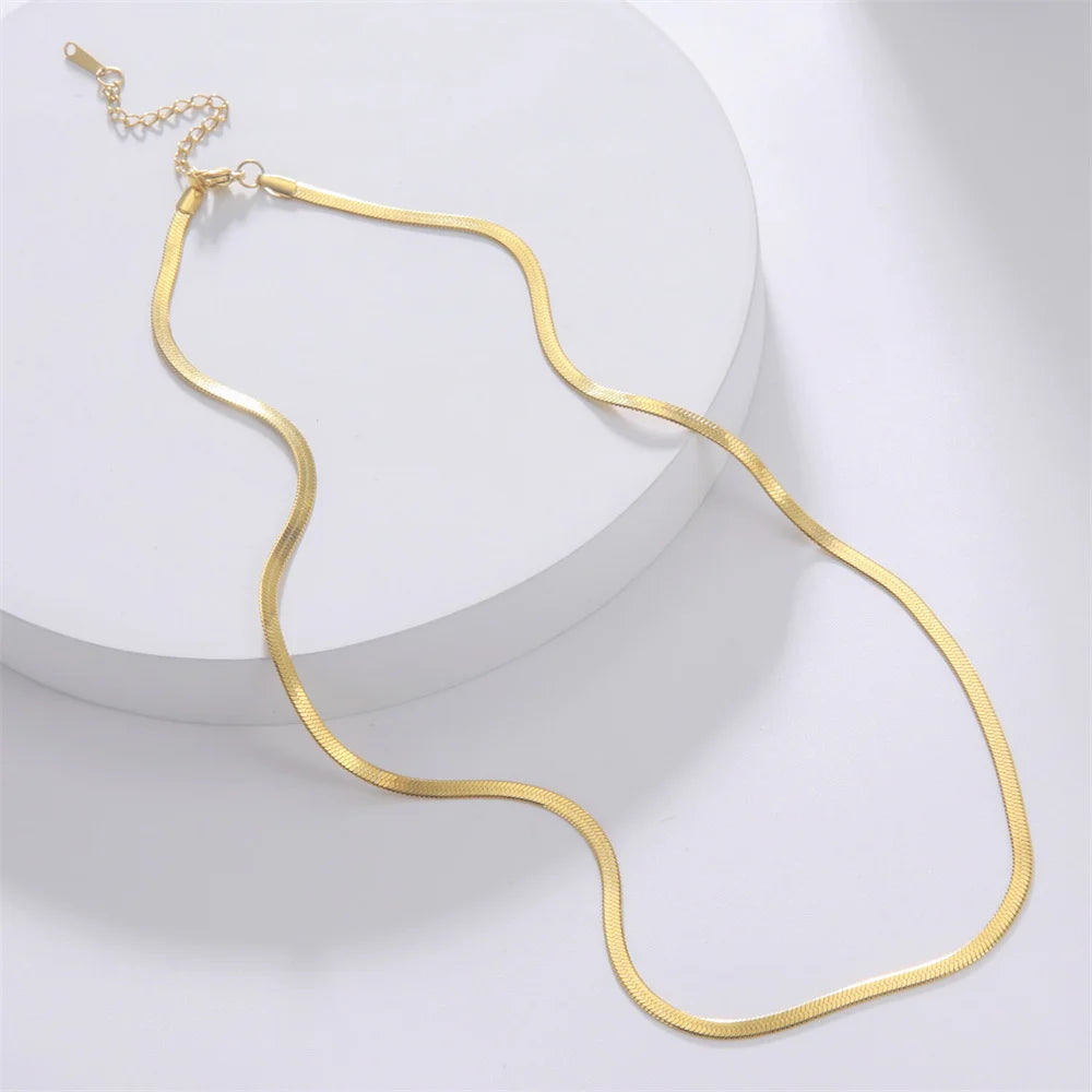 Herringbone Chain Necklace