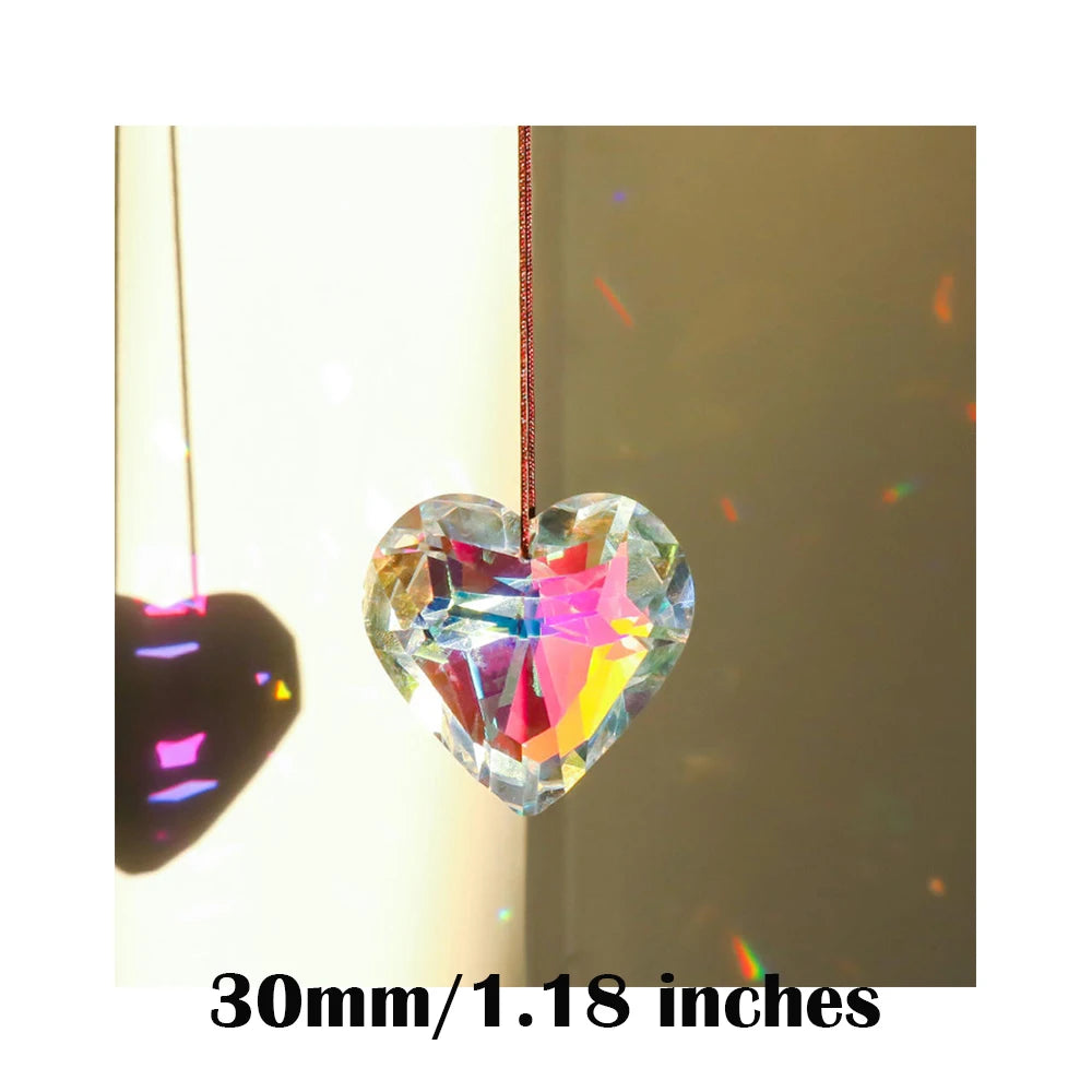 Heart Prism Suncatcher
