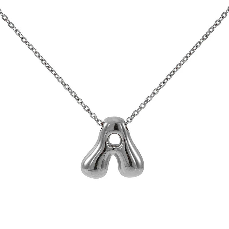 Initial Bubble Necklace