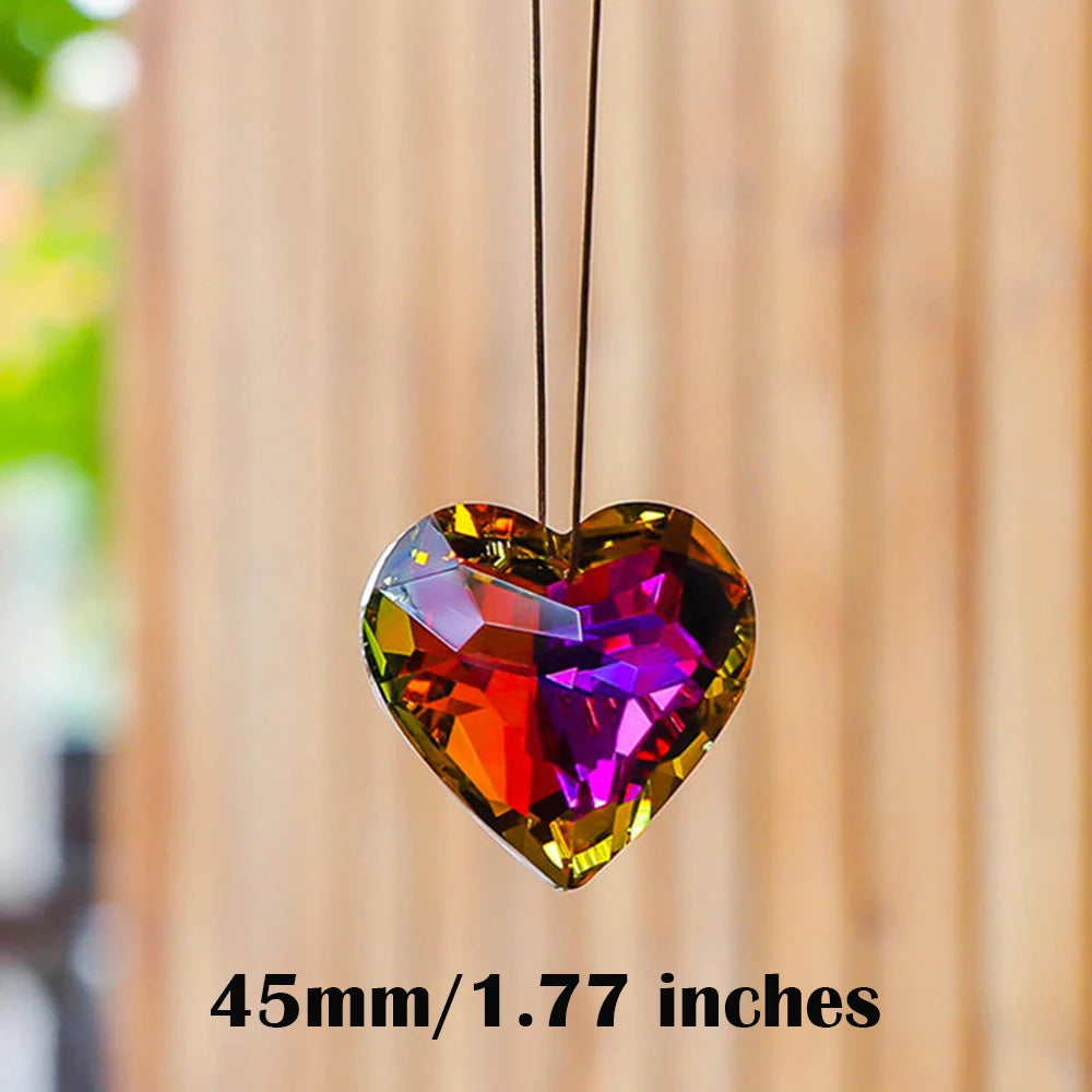 Heart Prism Suncatcher