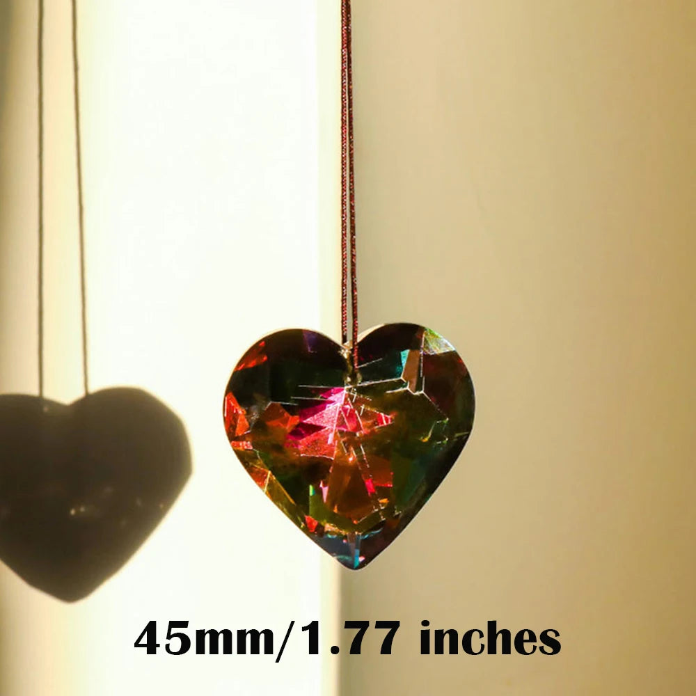 Heart Prism Suncatcher